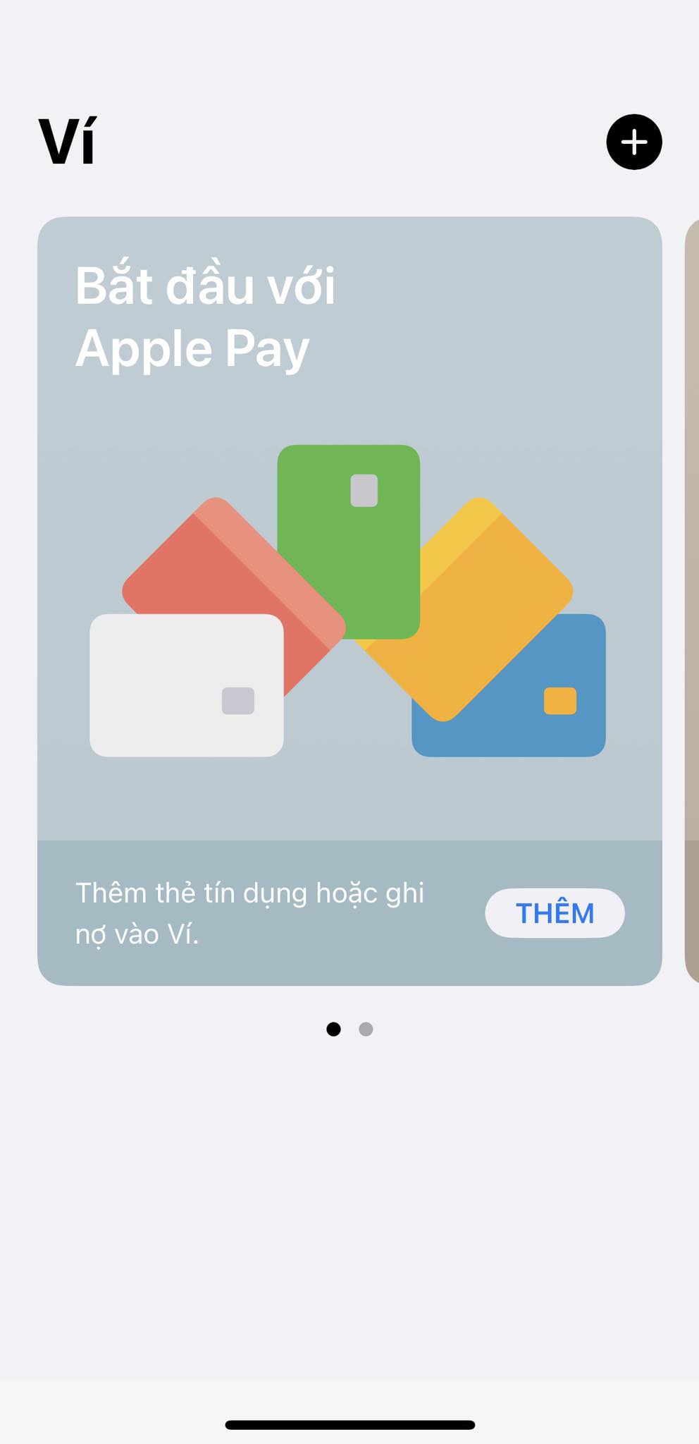 Mở Apple Wallet để kích hoạt Apple Pay.