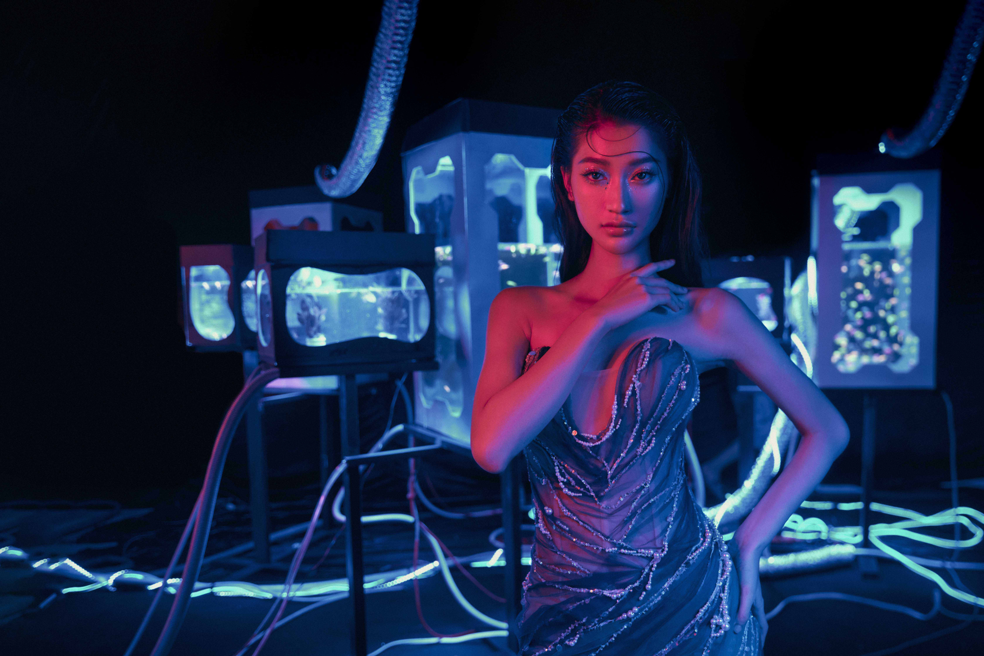 Nữ chính trong MV là “mỹ nhân The Face Vietnam 2023” - Hoàng Kim Ngân, “học trò” của siêu mẫu Anh Thư