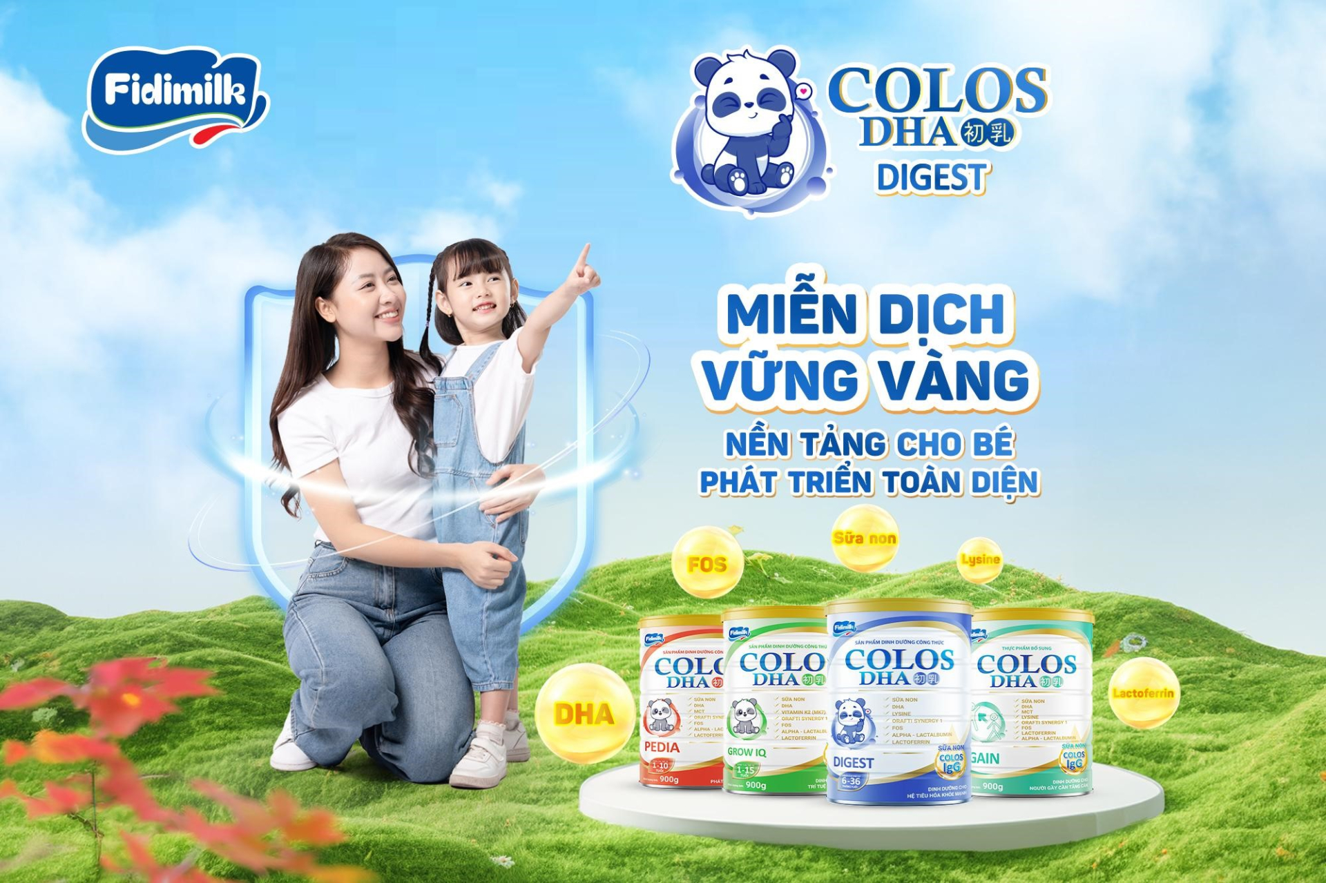 Bộ đôi sữa non Colos IgG và Lactoferrin giúp bảo vệ trẻ khỏi tác nhân gây bệnh