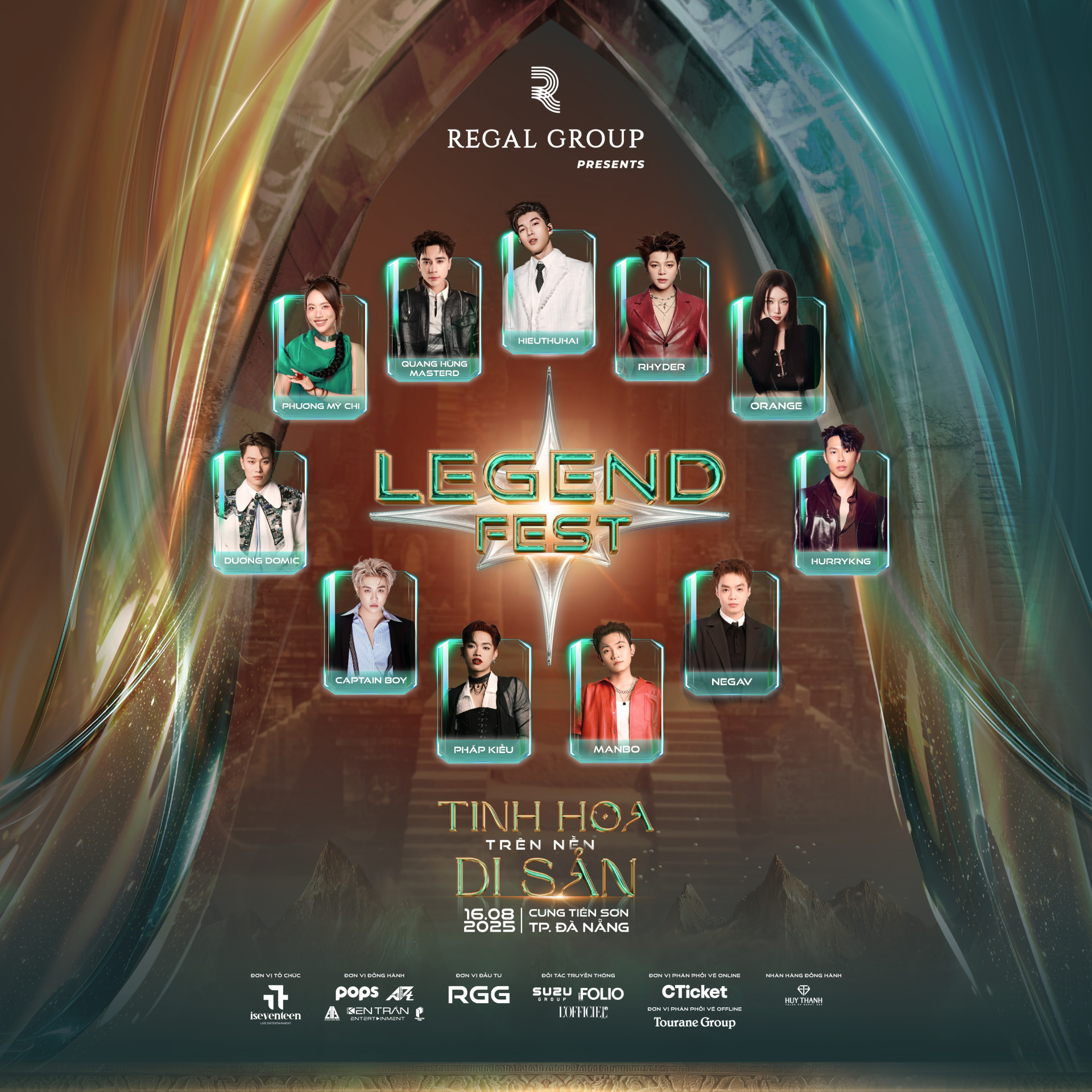 Hội “anh trai – em xinh” hot nhất Vbiz cùng tề tựu tại sân khấu xoay 360 độ Legend Fest 2025 - ảnh 1