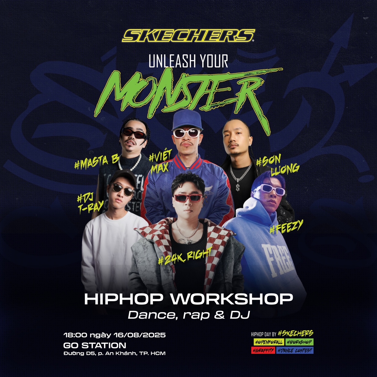 Sự Kiện Skechers “Unleash Your Monster” – Khi Phong Cách Và Năng Lượng Đường Phố Lên Ngôi - ảnh 1