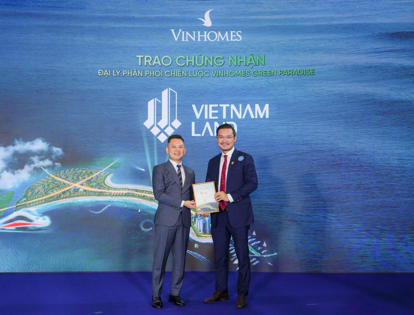 Đại lý chiến lược Vinhomes Green Paradise: Vietnam Land khẳng định vị thế tiên phong - ảnh 3