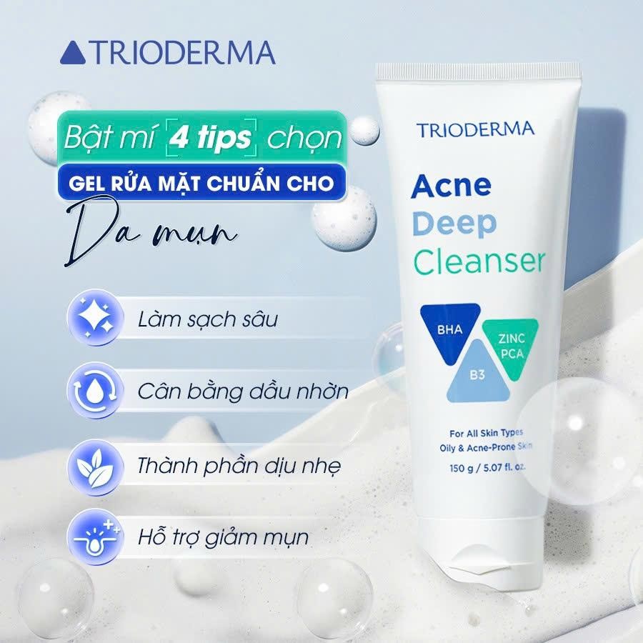 Hướng dẫn sử dụng serum giảm mụn và hỗ trợ làm sáng da Trioderma ActiBalance+ Serum chuẩn y khoa - ảnh 4