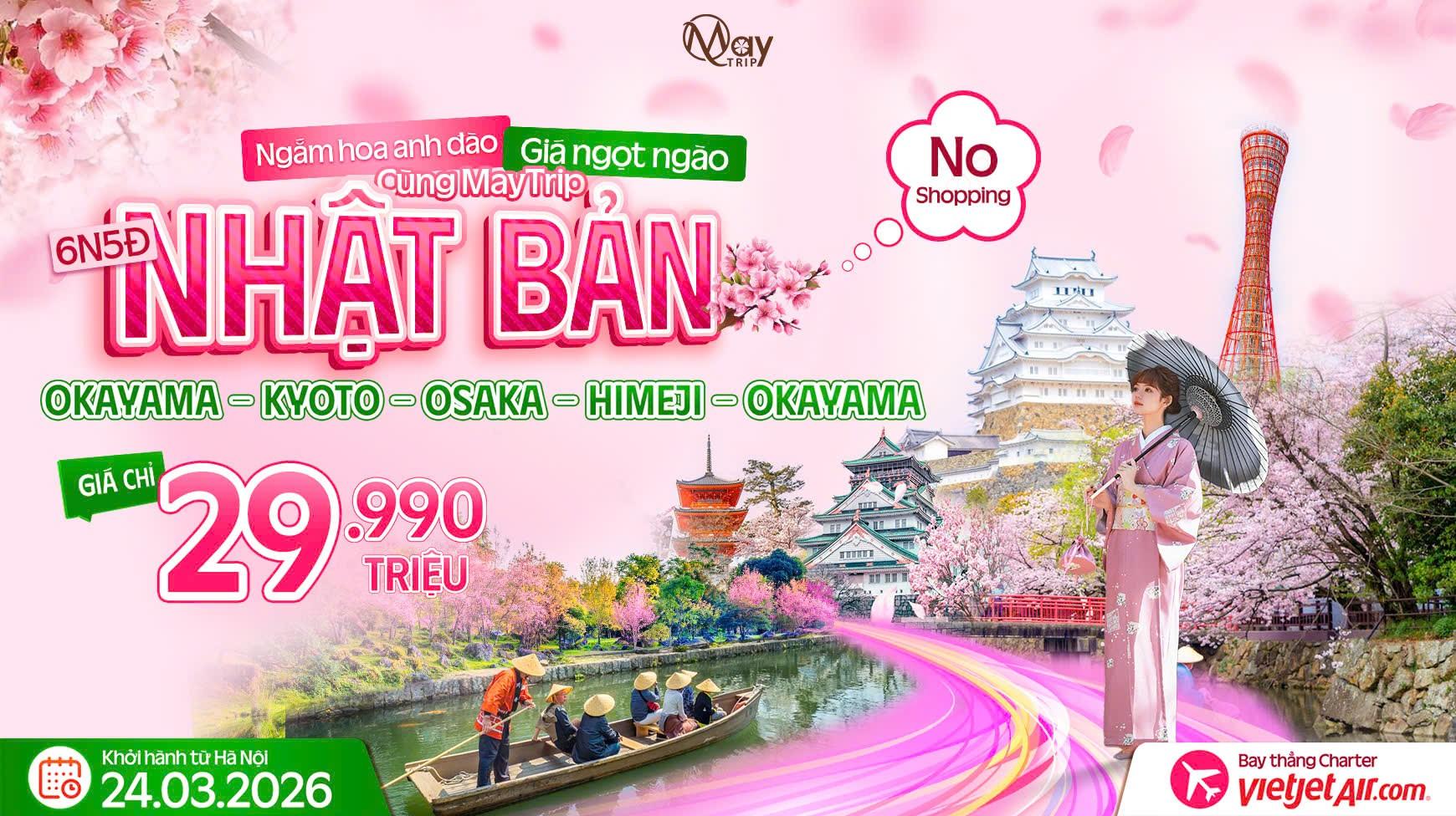 Chưa tới 30 triệu đồng, ngắm trọn mùa hoa anh đào Nhật Bản 2026 - ảnh 5