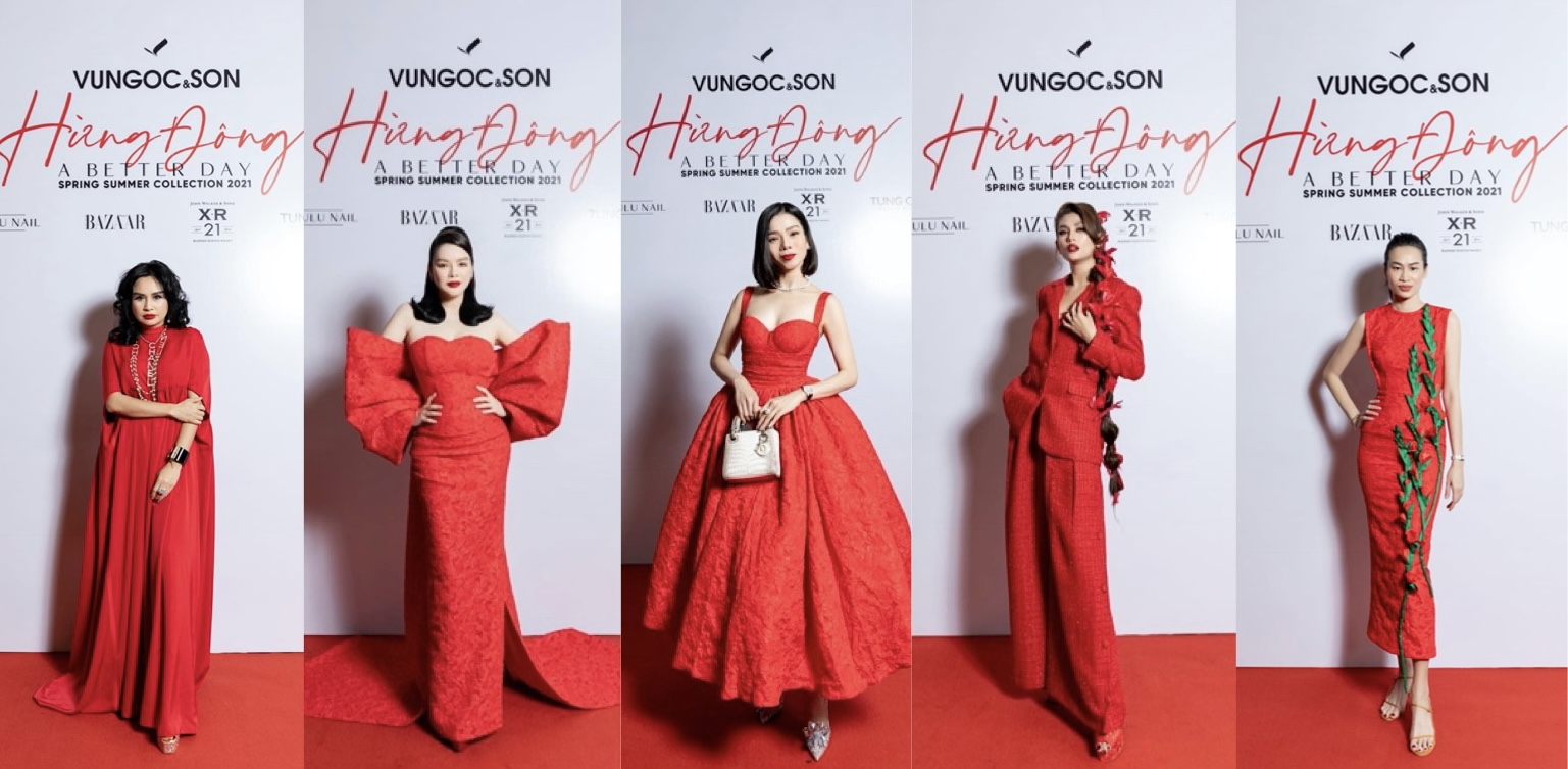 Thảm đỏ Fashion Show Hừng Đông 2021