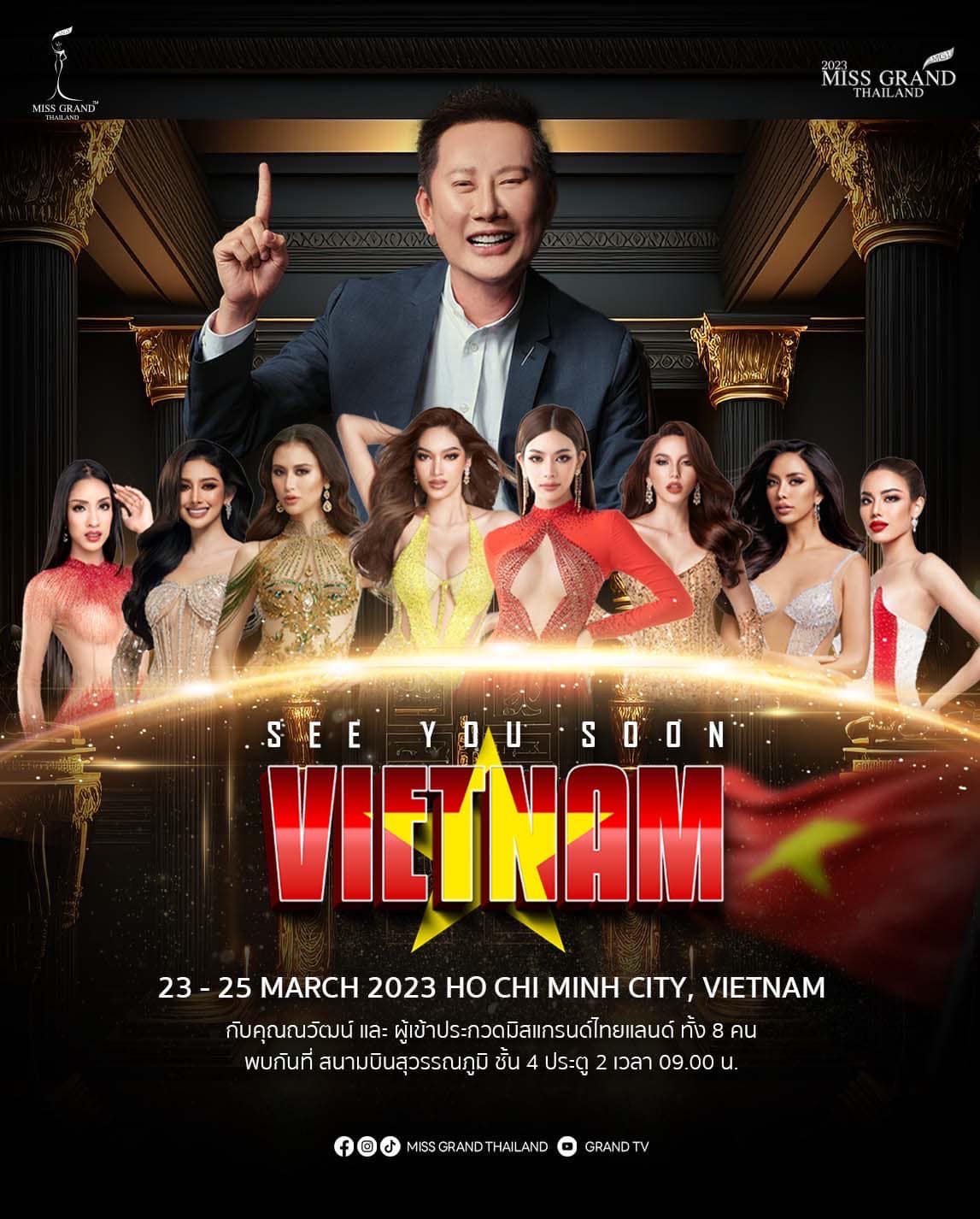 Gạt bỏ ồn ào, chủ tịch Miss Grand International thông báo đến Việt Nam - ảnh 1