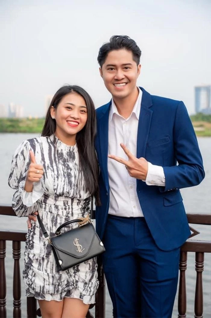 Cố diễn viên Hải Đăng và bạn gái Kim Hoàng