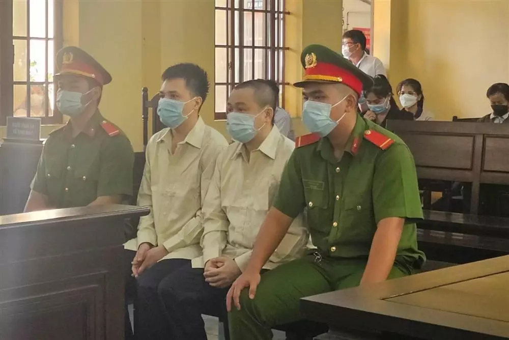 Hình ảnh các bị cáo trong phiên toà xét xử (Ảnh: Vietnamnet)