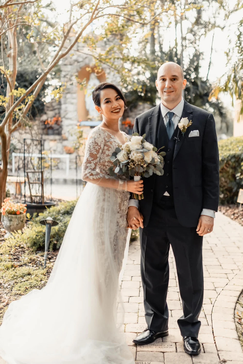 Kiều Mi và chồng kết hôn vào tháng 11 năm ngoái