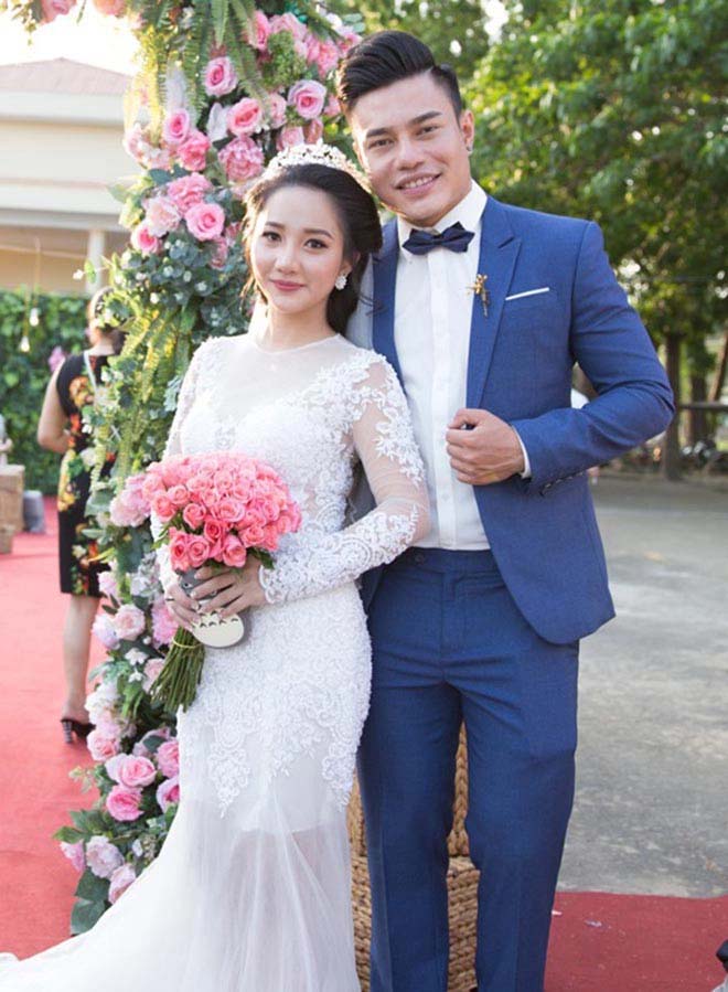 Lê Dương Bảo Lâm và bà xã Quỳnh Quỳnh kết hôn vào năm 2017