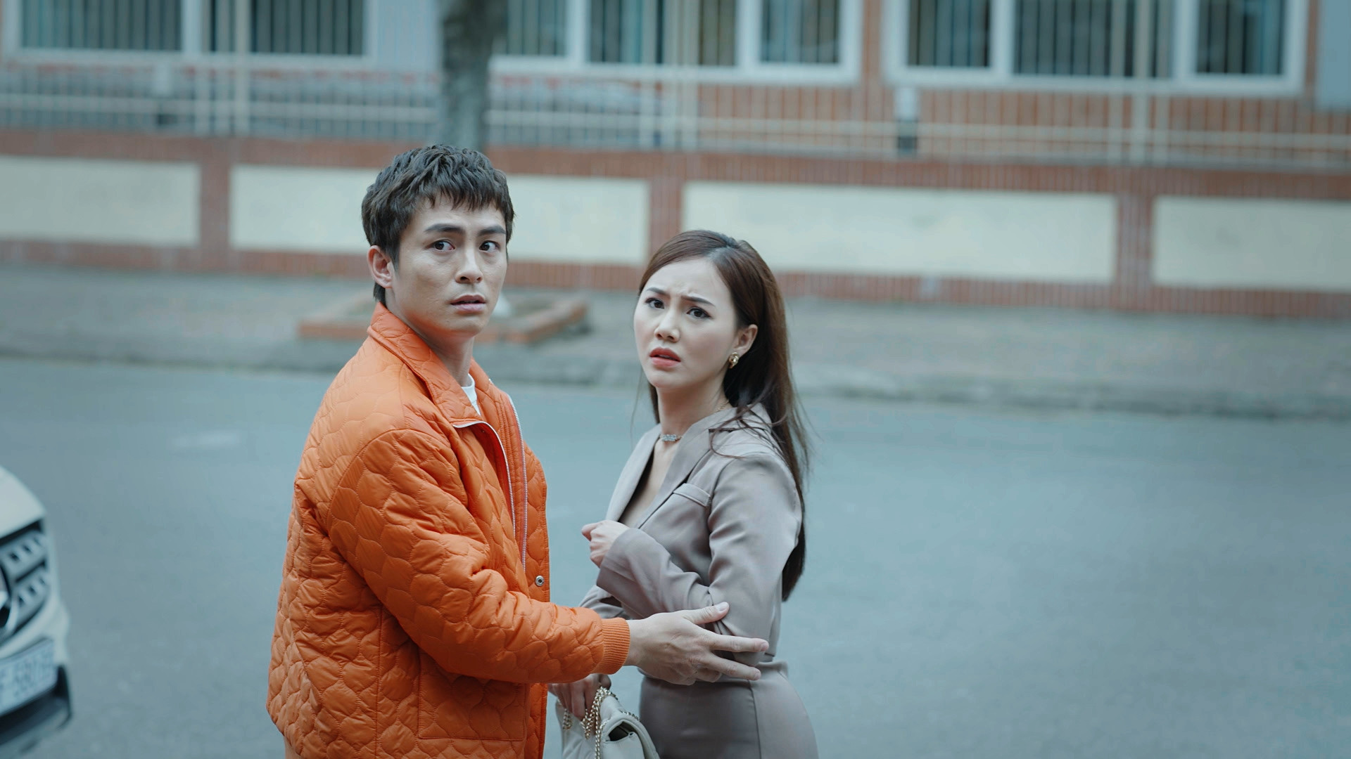 Lãnh Thanh và Minh Thu trong phim 'Nơi giấc mơ tìm về'
