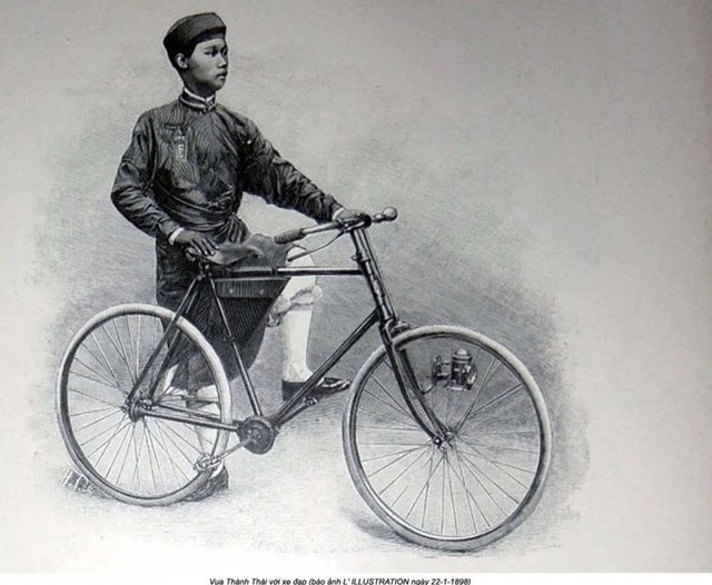 Người Việt Nam đầu tiên sở hữu xe đạp được cho là vua Thành Thái