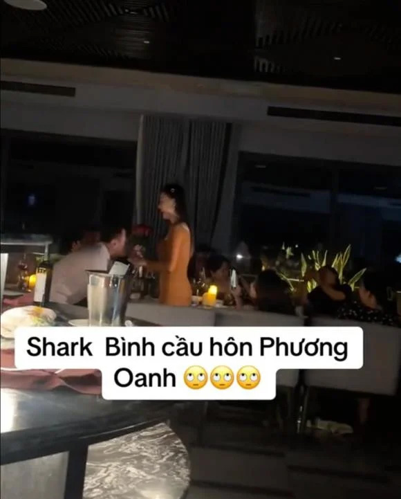Shark Bình quỳ gối cầu hôn Phương Oanh
