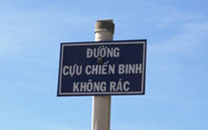 Đường Cựu Chiến Binh Không Rác nằm ở huyện Hóc Môn, TP.HCM