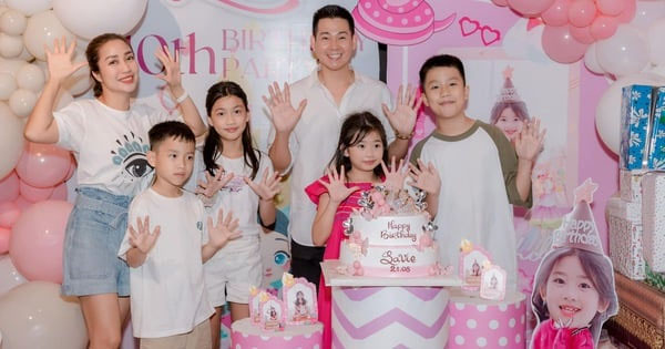 Phùng Ngọc Huy tổ chức sinh nhật tròn 10 tuổi cho con gái