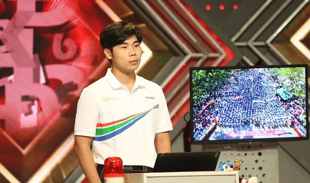 Thí sinh Nguyễn Việt Thành trả lời đúng từ khóa 'Năng lượng tái tạo'