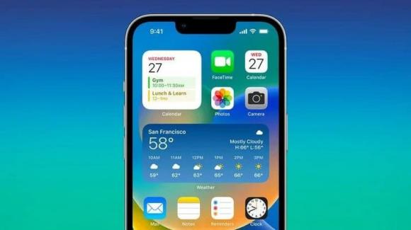 Tắt các Widget không sử dụng trên màn hình khóa và màn hình chính iPhone 15 giúp tiết kiệm điện năng (Ảnh minh họa)