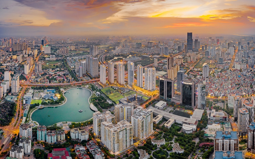 Thủ đô Hà Nội là thành phố có diện tích rộng nhất cả nước