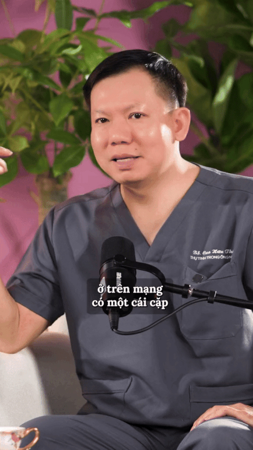 Bác sĩ Thịnh chia sẻ trong talkshow
