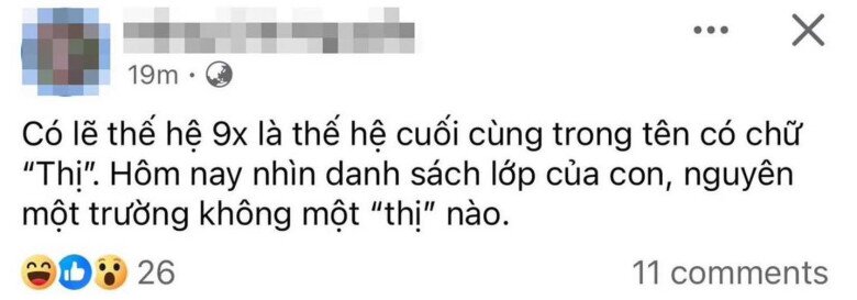 Bài đăng của một bà mẹ Việt