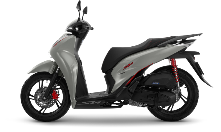 Mẫu Honda SH có dung tích khá lớn, lên đến 350cm³