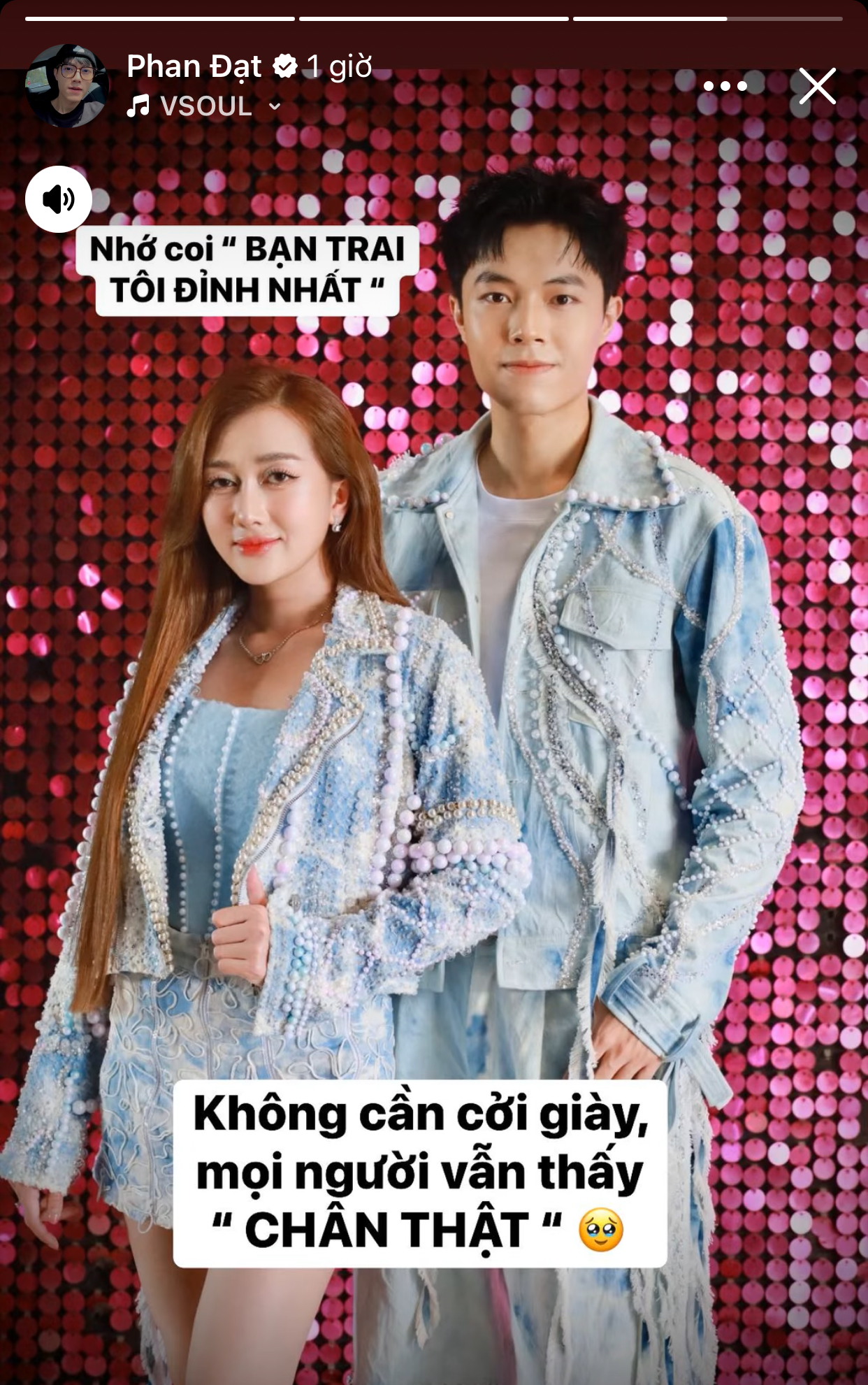 Phan Đạt đăng ảnh chụp cùng Phương Lan, giới thiệu về chương trình mà nữ diễn viên tham gia sự kiện hôm qua, kèm theo một dòng trạng thái mang tính ẩn ý.