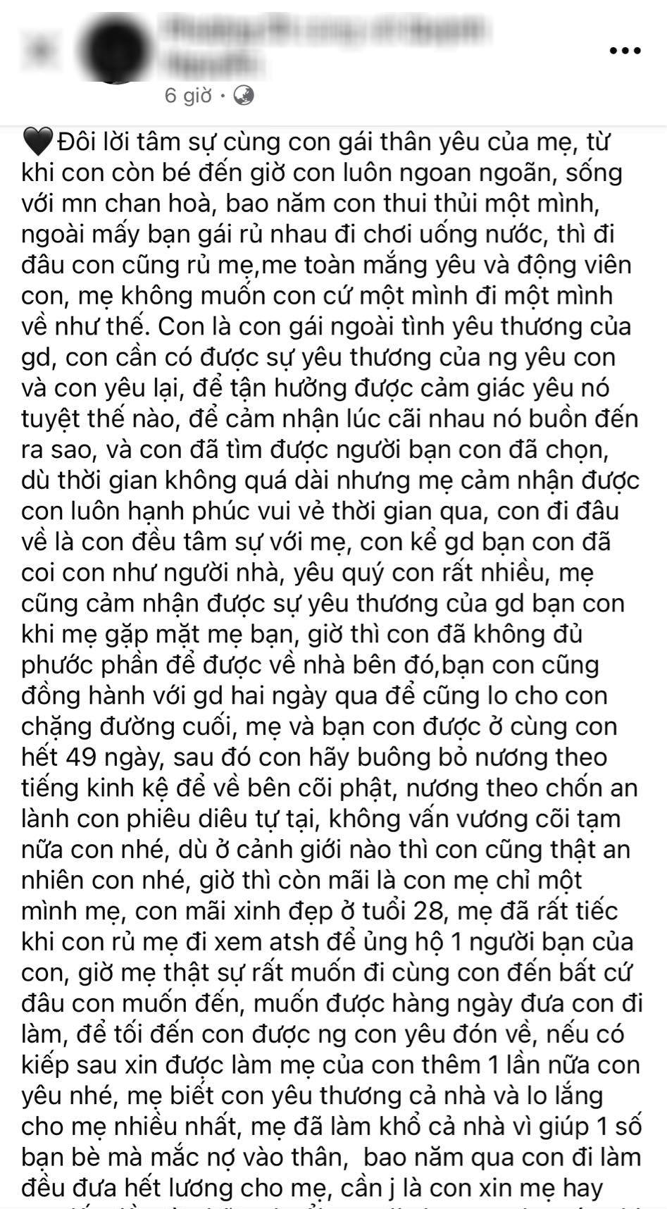 Xót xa lời tâm sự của mẹ cô gái bị nhóm đua xe tông thiệt mạng: Con mãi xinh đẹp ở tuổi 28 - ảnh 2