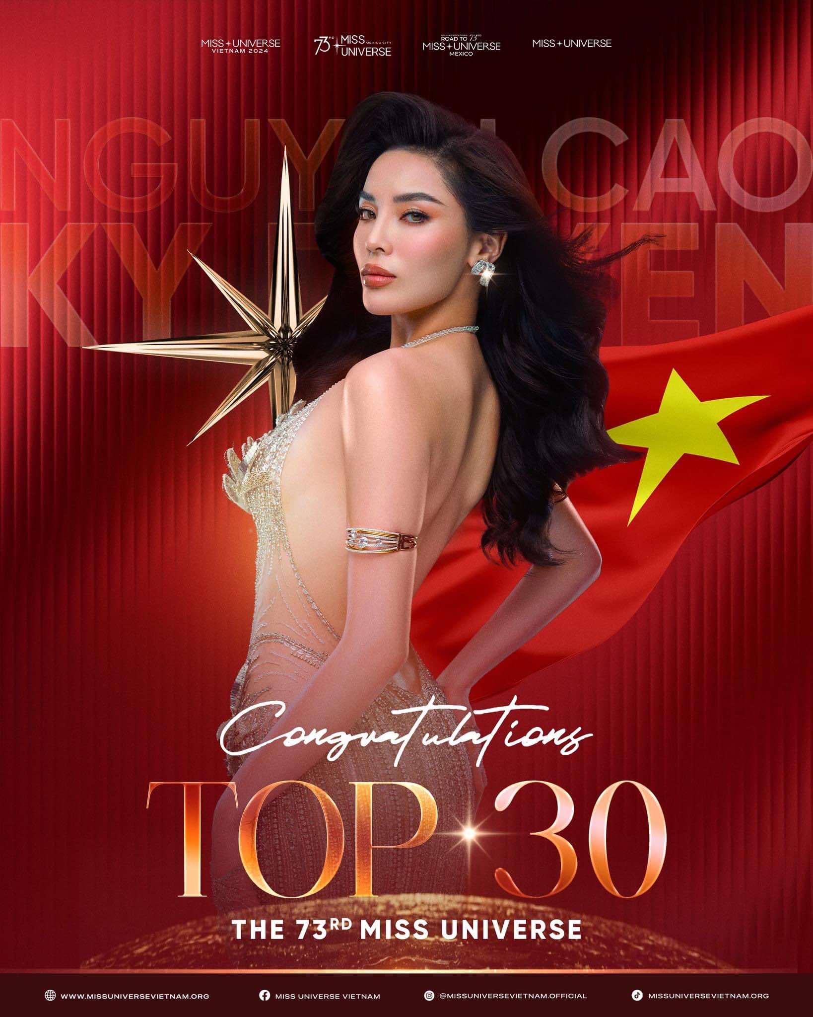 Kỳ Duyên dừng chân ở Top 30 Miss Universe