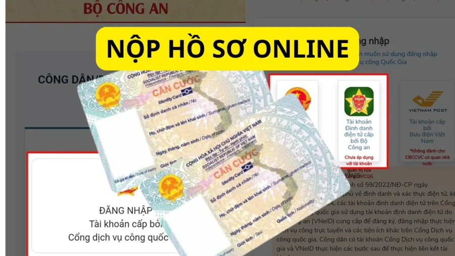 Cấp lại căn cước chỉ cần nộp hồ sơ online