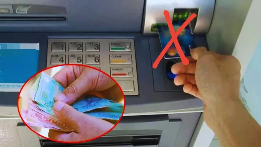 Duy nhất 1 đối tượng được rút tiền tại ATM không cần xác thực sinh trắc học