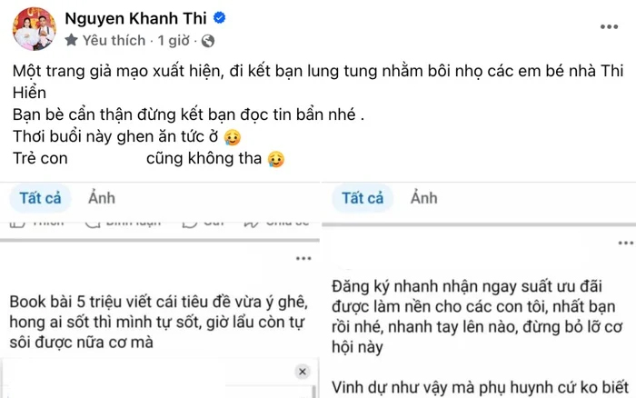 Khánh Thi đăng đàn bức xúc, lý do liên quan đến các con