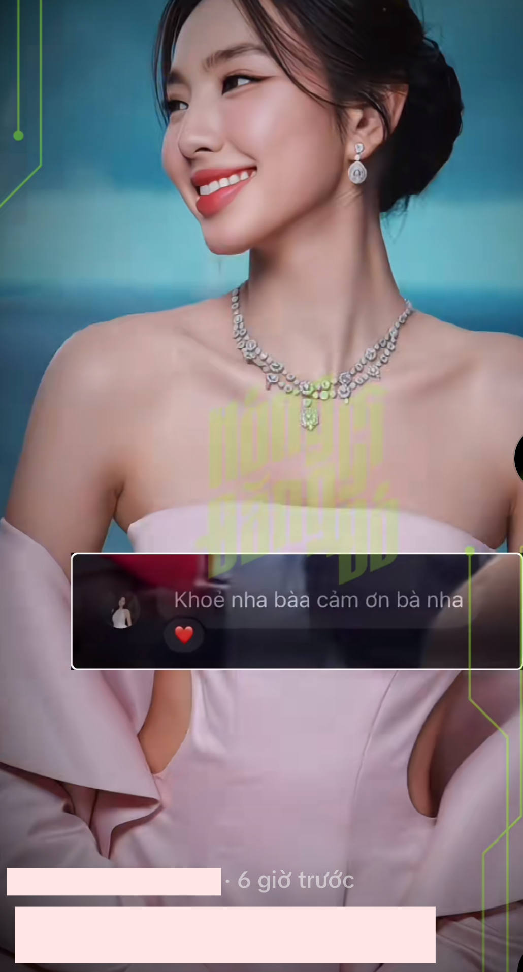 Đoạn tin nhắn được cho là của Hoa hậu Thùy Tiên trả lời người hâm mộ