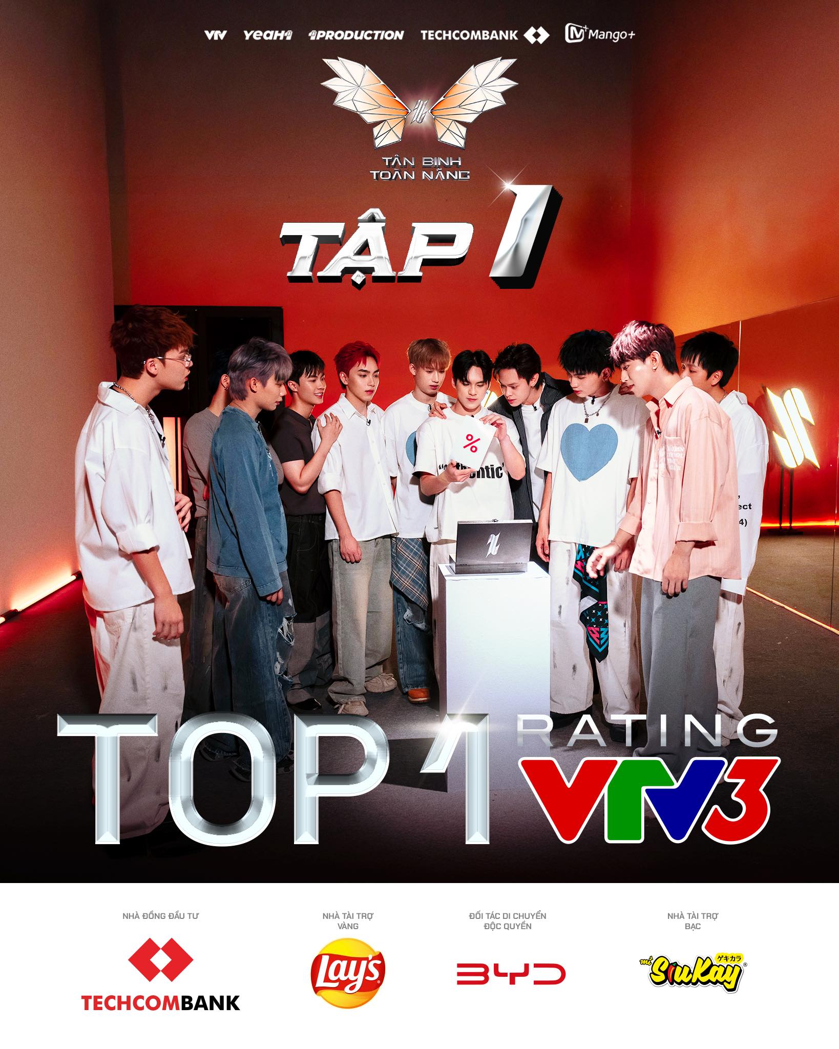 Tân Binh Toàn Năng vươn lên Top 1 rating trong khung giờ vàng của VTV3