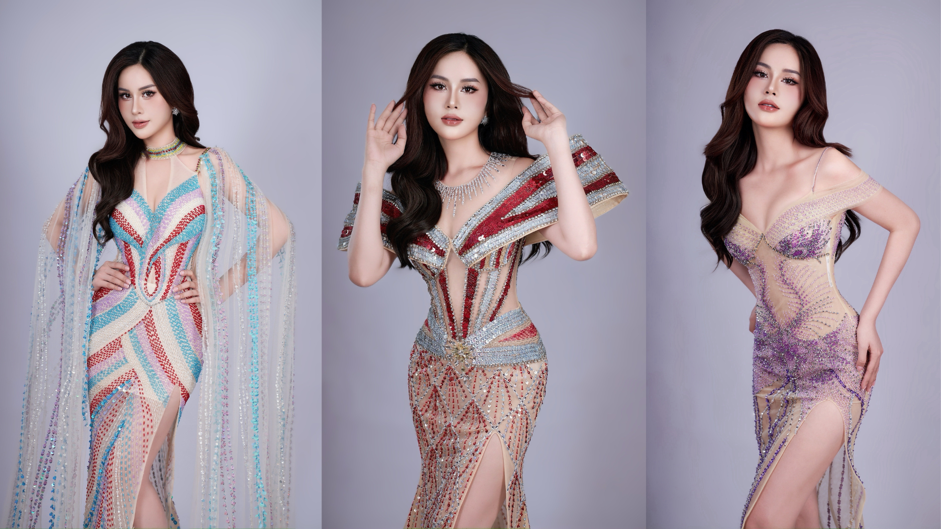 Người đẹp hình thể Lê Tuyền làm nàng thơ trong BST dạ hội của NTK Tommy Nguyễn - ảnh 1