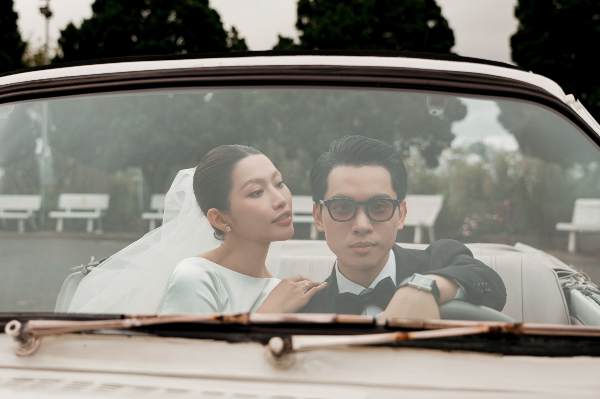 Ảnh cưới vintage của Á hậu Chế Nguyễn Quỳnh Châu và doanh nhân Phát Nguyễn tại Đà Lạt - ảnh 2