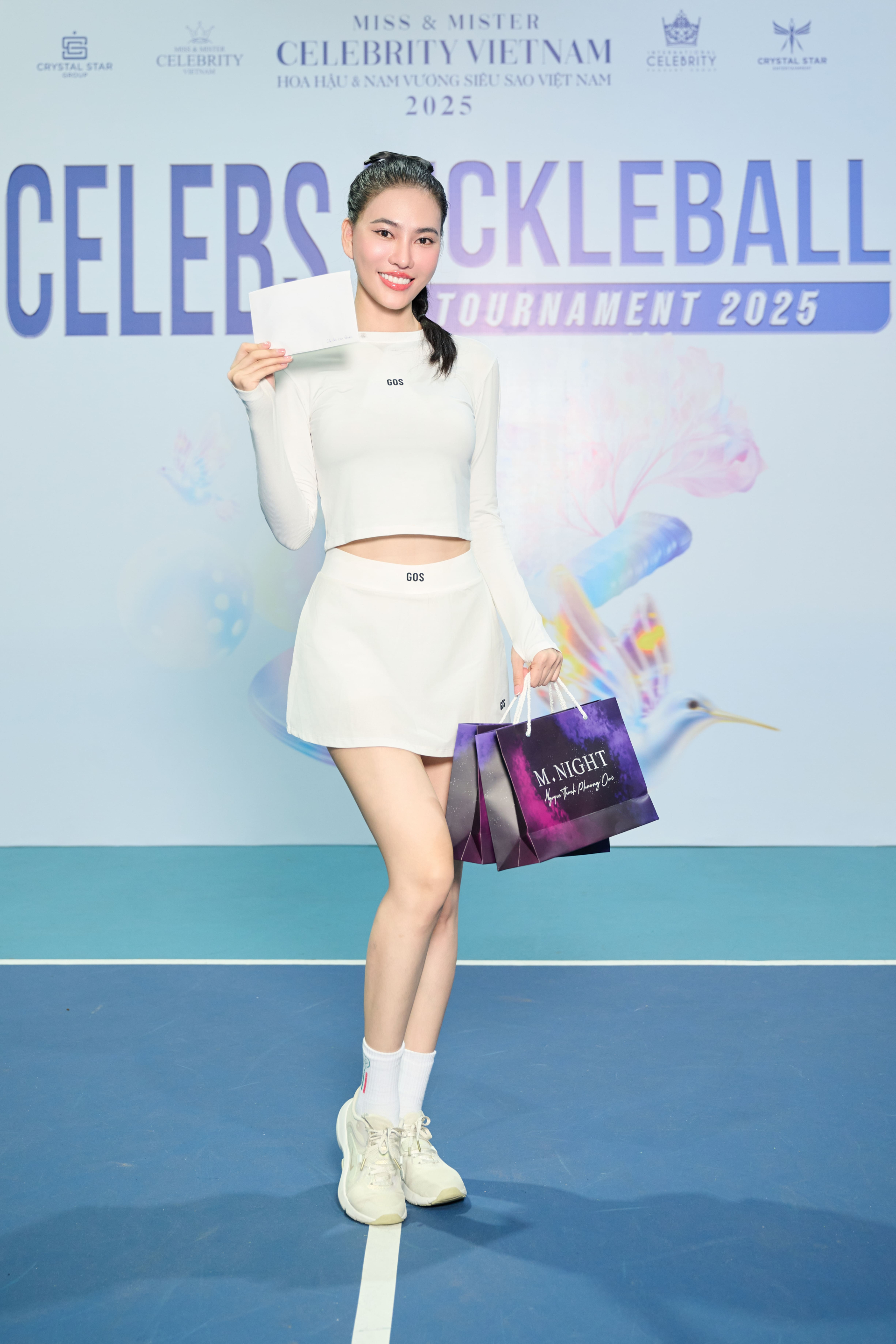 Con dâu tỷ phú Hoàng Kiều gây chú ý khi tranh giải Celebs Pickleball Tournament 2025 - ảnh 4