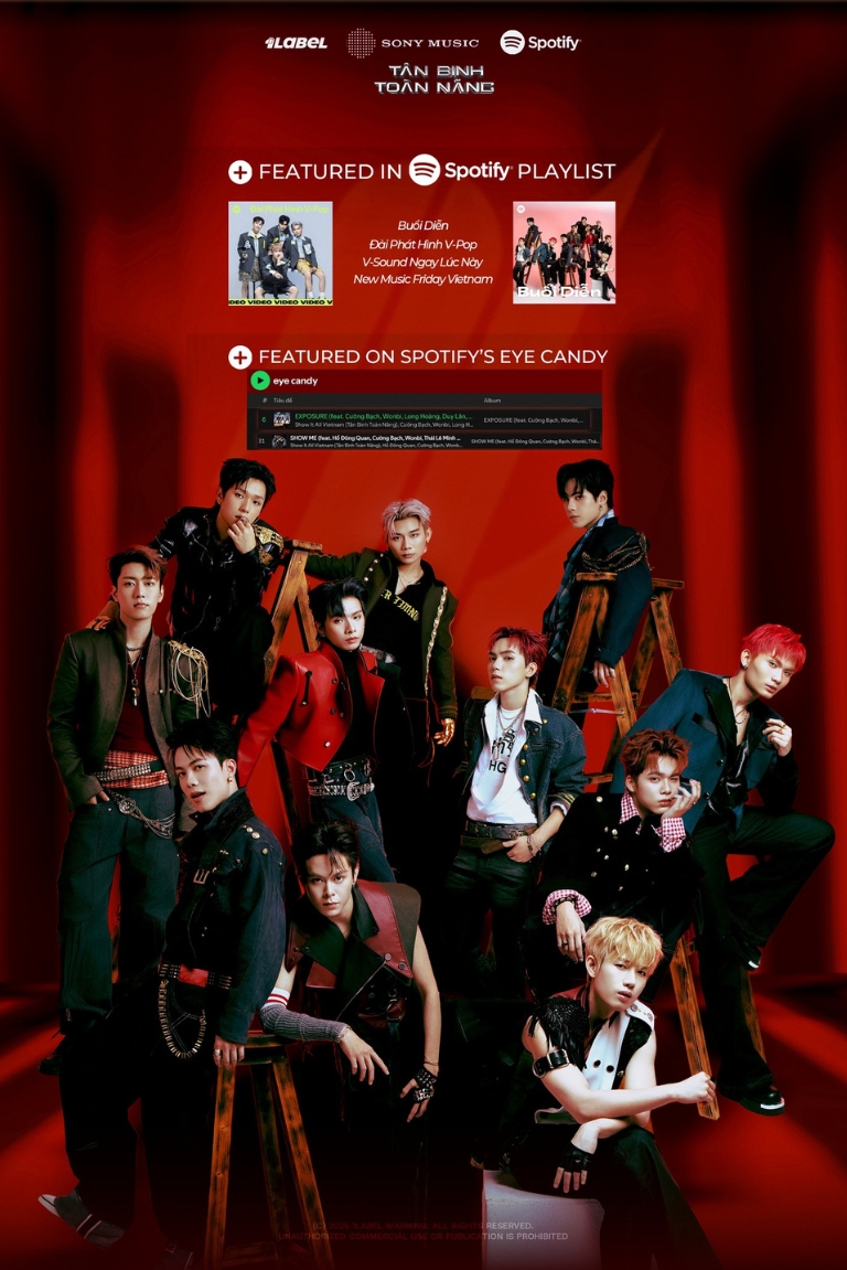 Tân Binh Toàn Năng bắt đầu vươn ra thị trường quốc tế, chiếm 2 vị trí trên Playlist Eye Candy của Spotify - ảnh 2