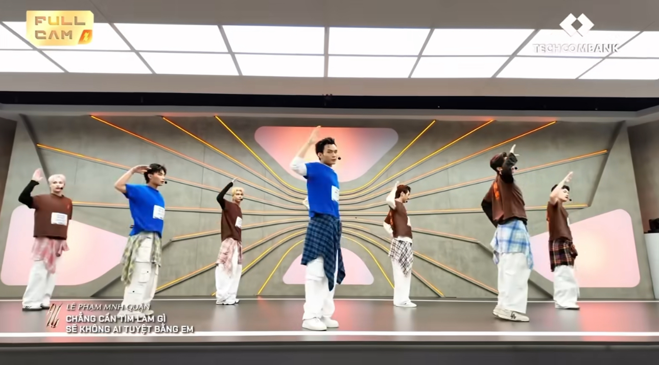 Tiết mục trình diễn “Beautiful Girl” tại Sát Hạch 4 - giai đoạn Project 100%