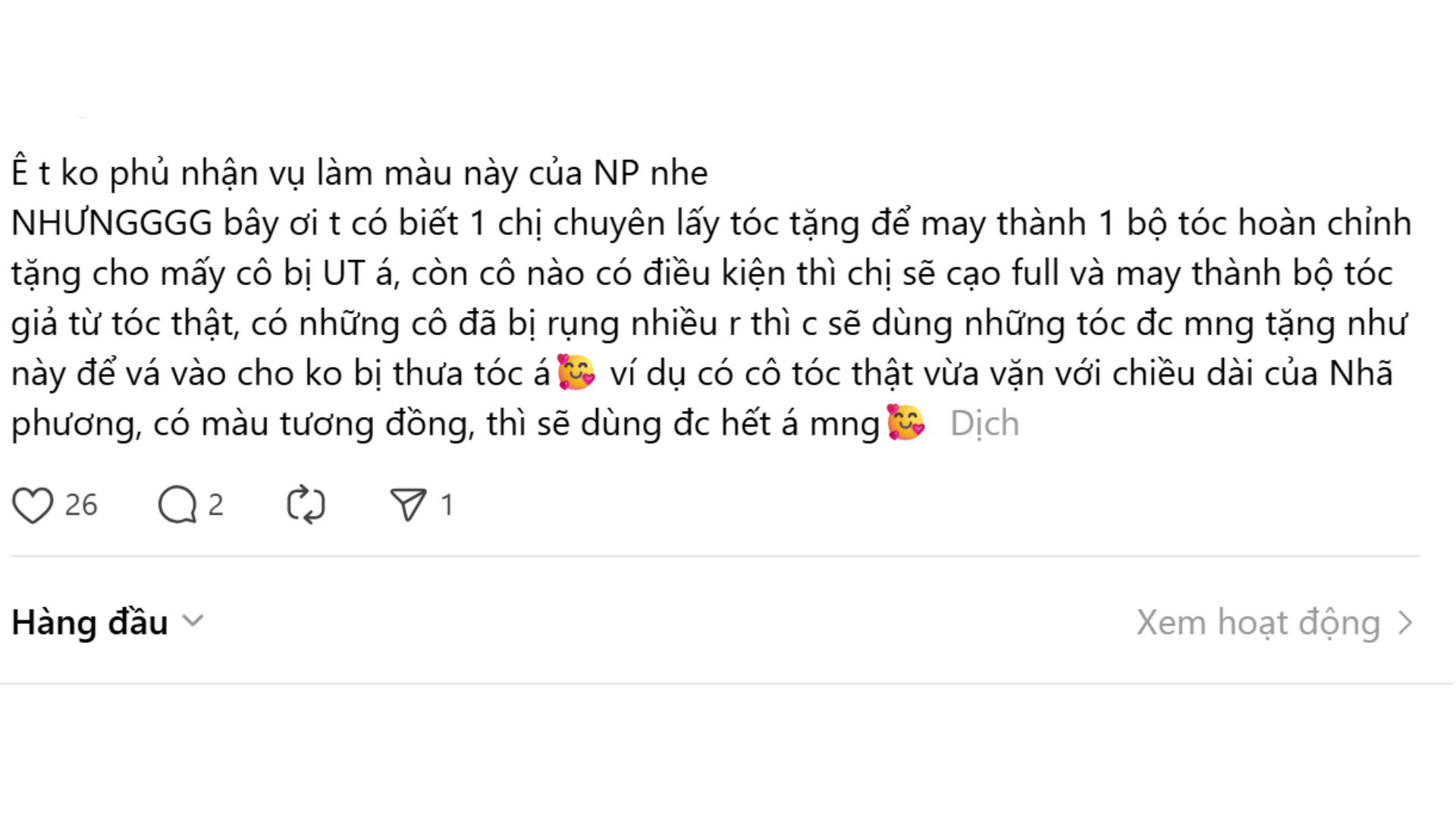 Nhã Phương gây tranh cãi khi chia sẻ khoảnh khắc hiến tóc - ảnh 5