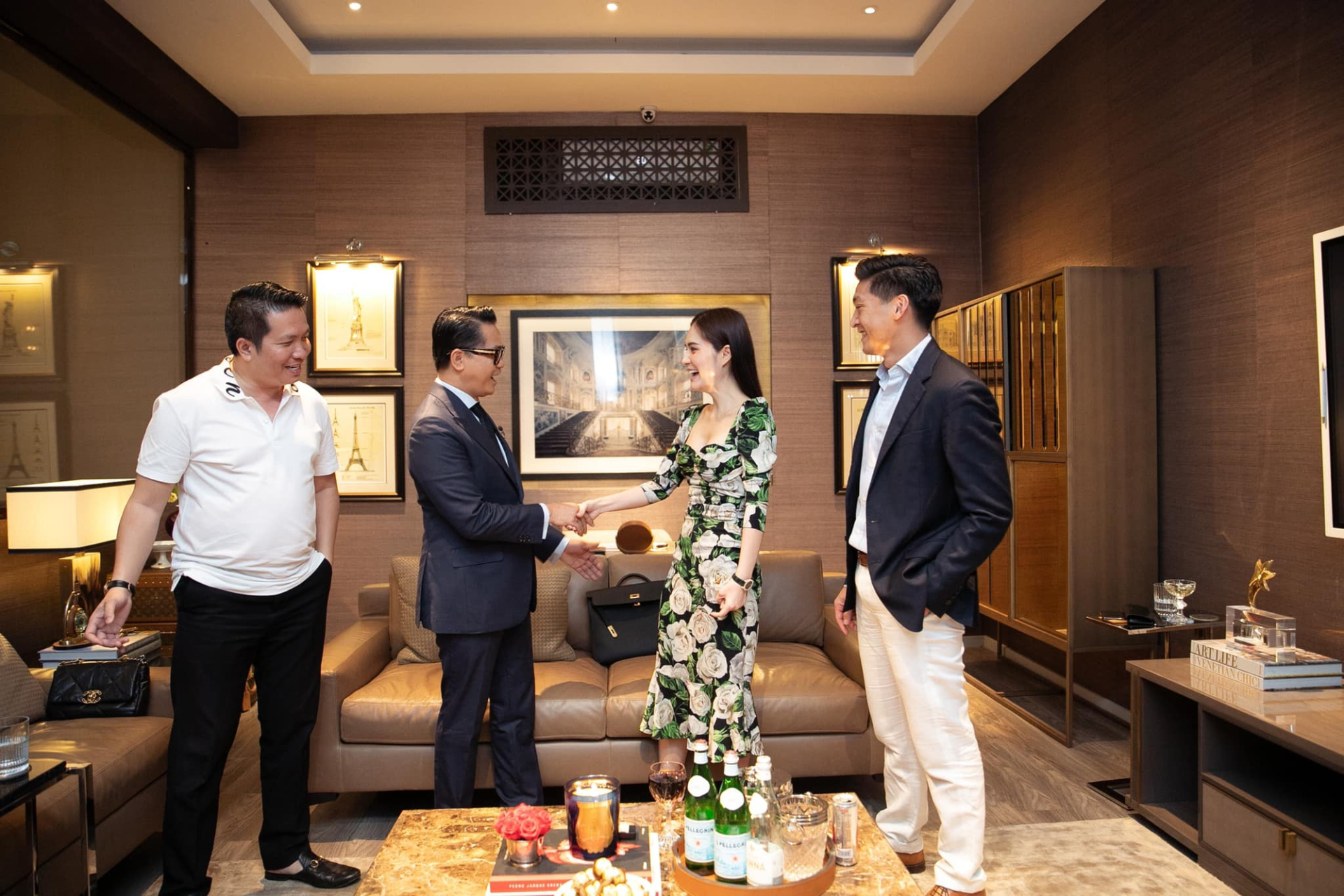 Vợ chồng Đoàn Di Băng - Nguyễn Quốc Vũ và NTK Thái Công - Huy Yves