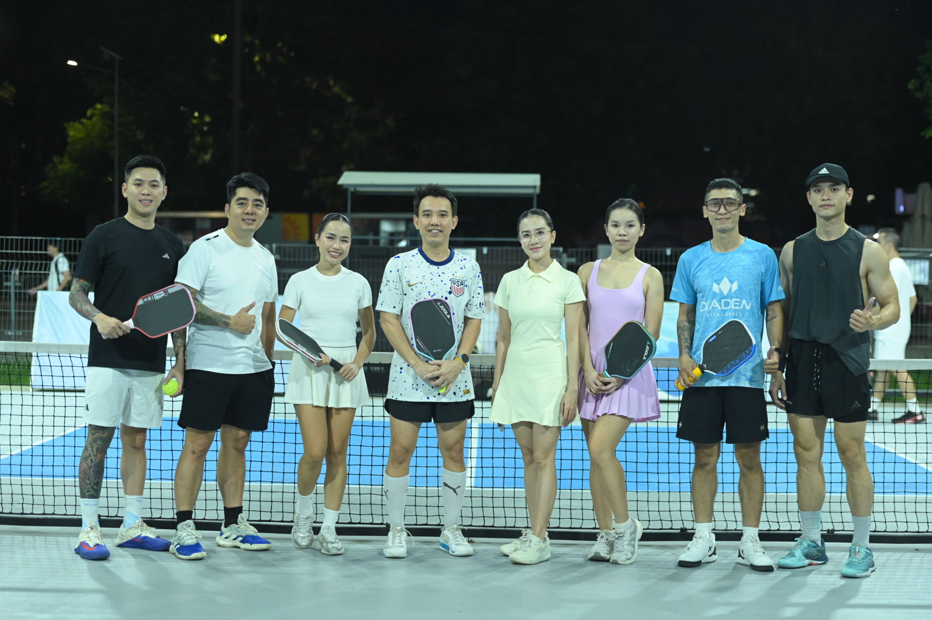 Bộ đôi Hà Kino- Hương Giang cùng dàn sao tham gia tái đấu Celebrity Pickleball Championship mùa 2 - ảnh 7