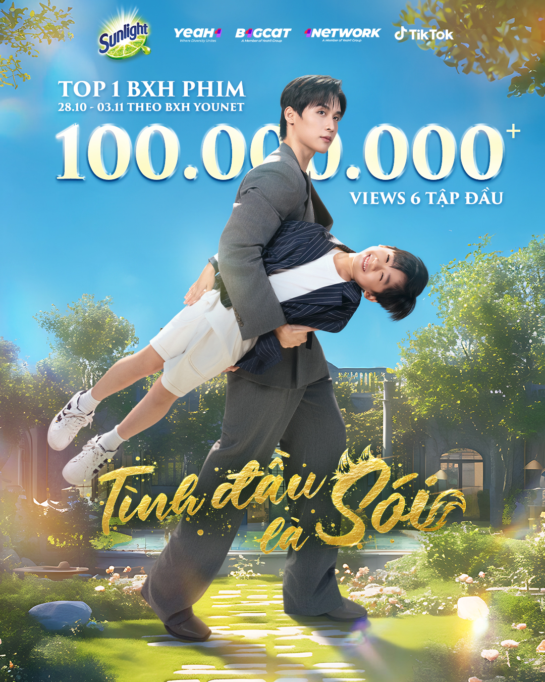 Short video Tình Đầu Là Sói lọt top 1 BXH phim