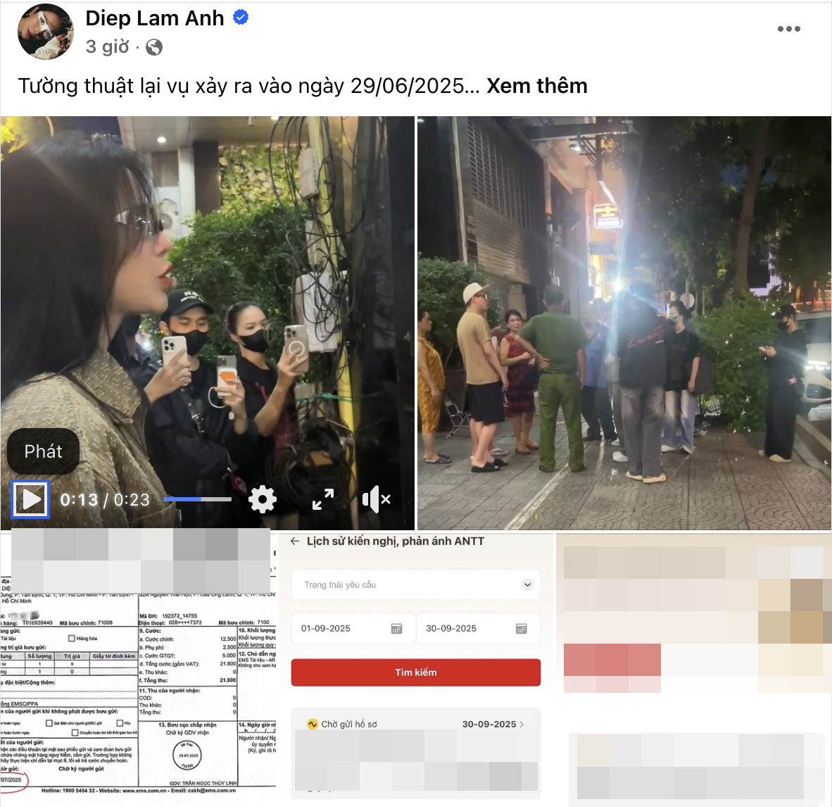 Diệp Lâm Anh và chồng cũ liên tục có màn đấu tố căng thẳng trên MXH.