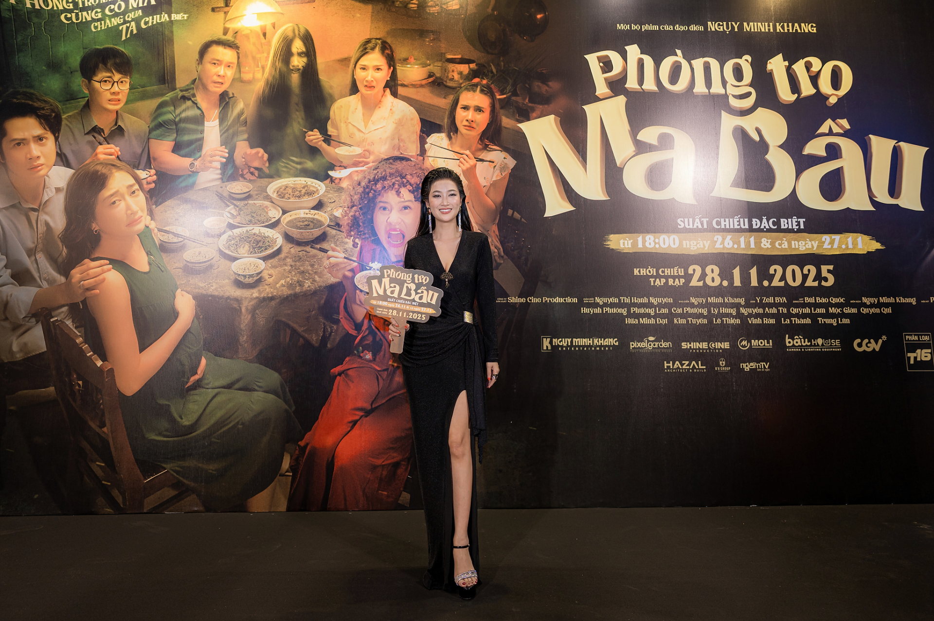Phim hài - kinh dị Phòng Trọ Ma Bầu ra mắt, hàng loạt sao Việt đổ bộ thảm đỏ - ảnh 3