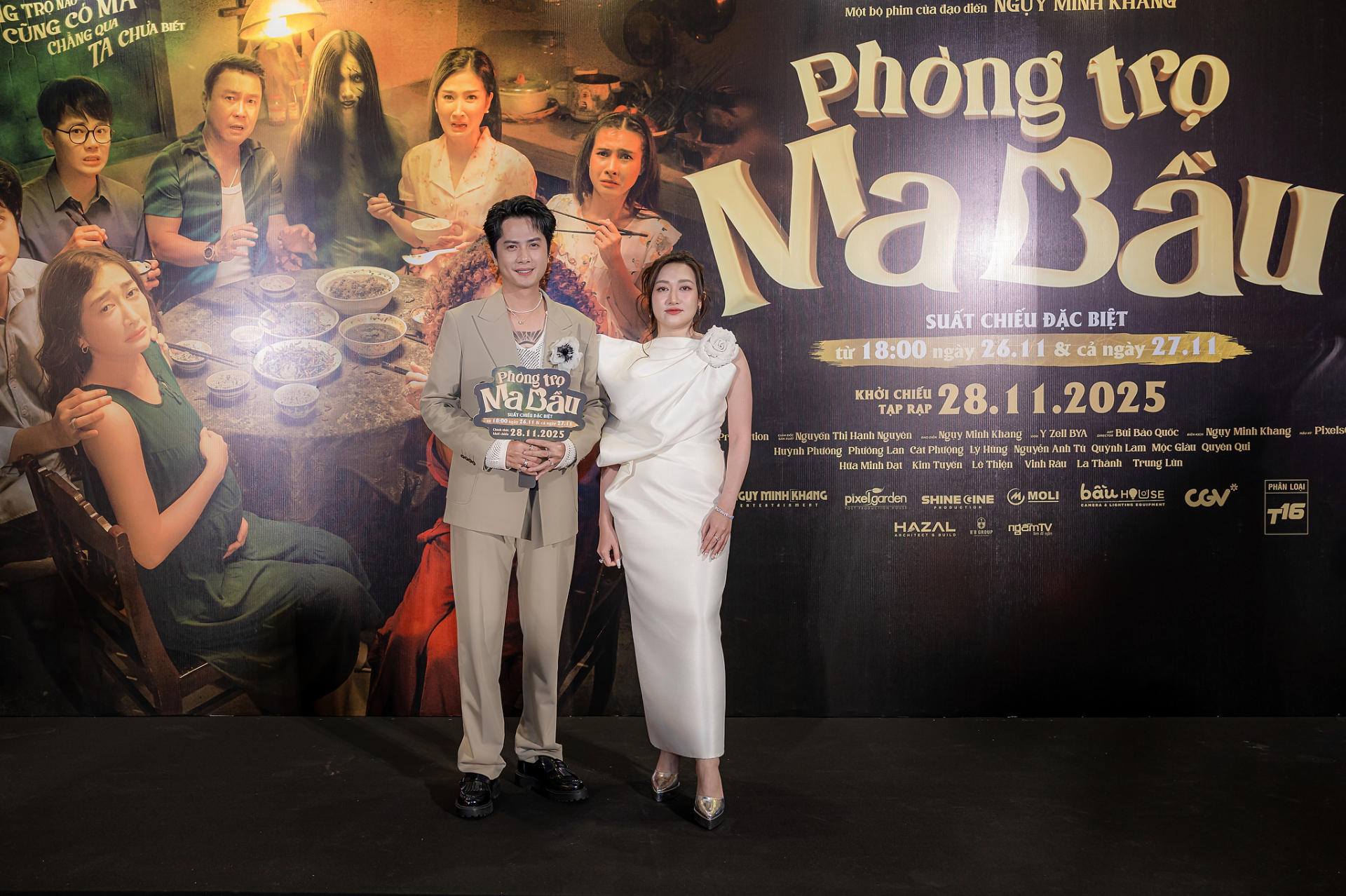 Phim hài - kinh dị Phòng Trọ Ma Bầu ra mắt, hàng loạt sao Việt đổ bộ thảm đỏ - ảnh 8