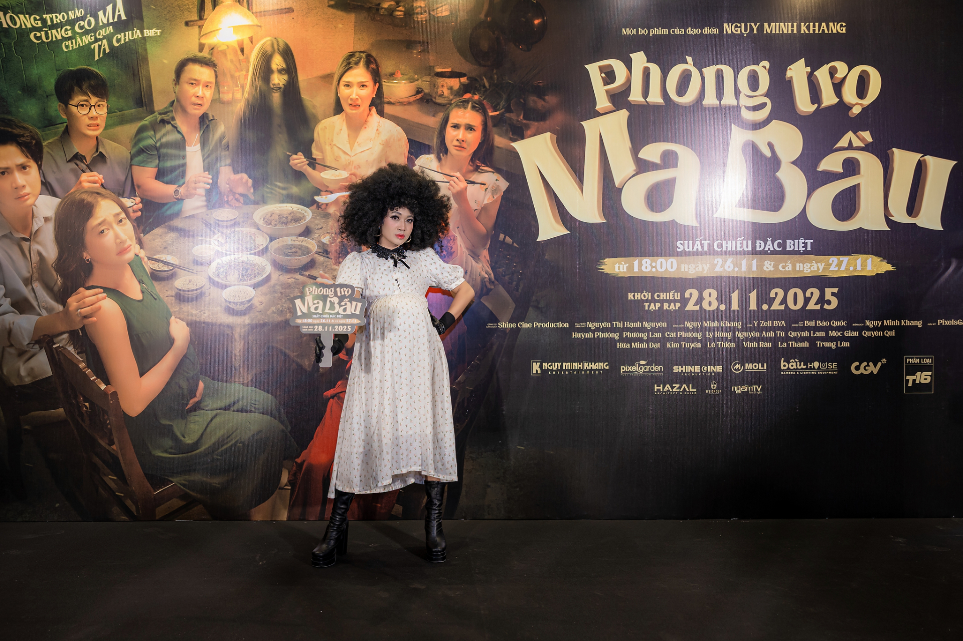 Phim hài - kinh dị Phòng Trọ Ma Bầu ra mắt, hàng loạt sao Việt đổ bộ thảm đỏ - ảnh 6