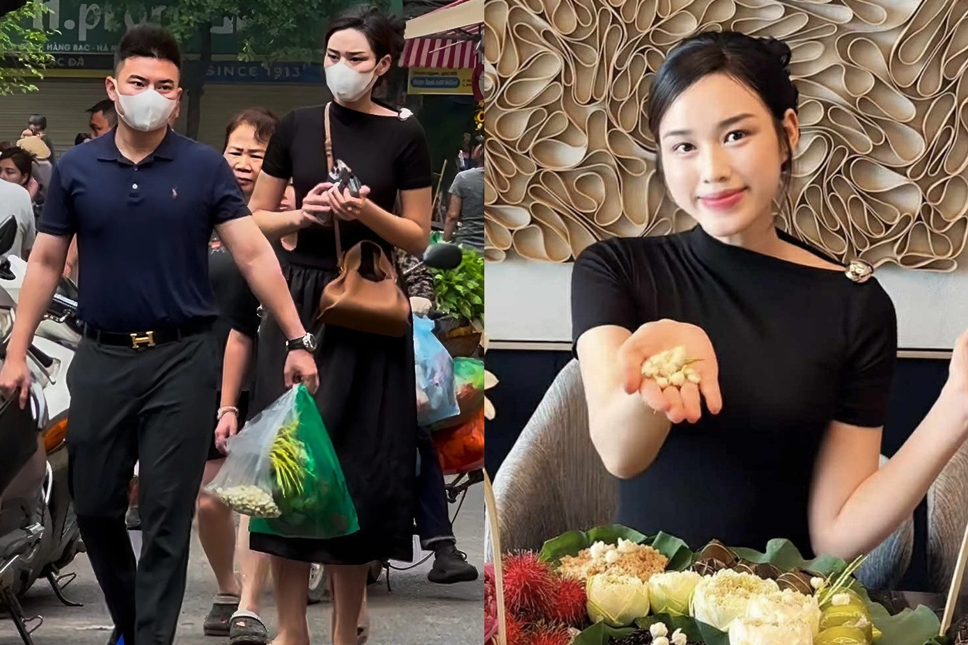 Ông xã Đỗ Thị Hà gây chú ý với phong cách thời trang độc lạ - ảnh 2