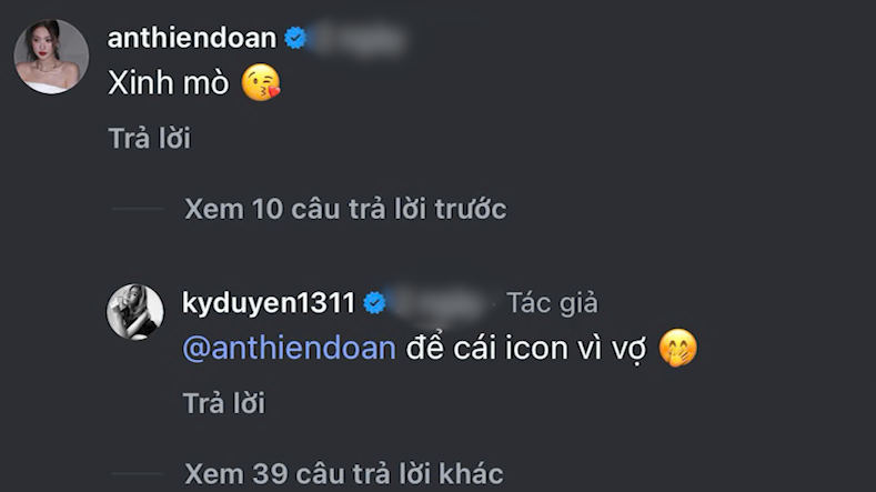 Kỳ Duyên và Đoàn Thiên Ân tương tác từng gây bão mạng xã hội