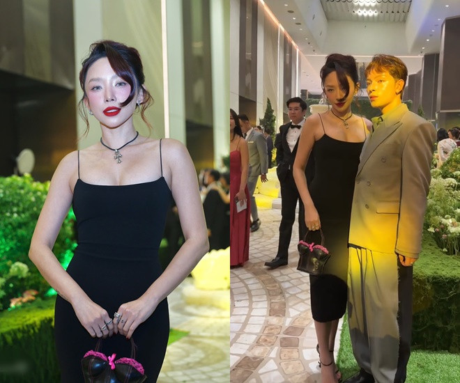 Tóc Tiên và chiếc túi xách độc lạ nhất nhì đám cưới.