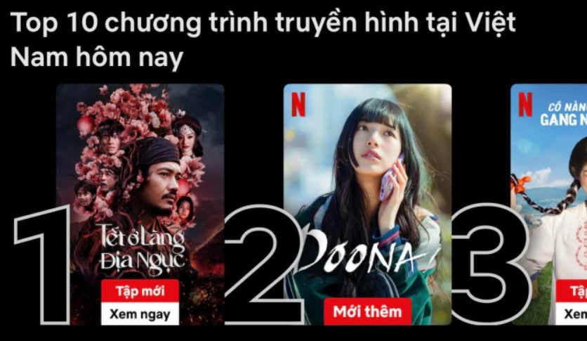 Rất hiếm phim Việt vượt qua được bom tân Hàn để đứng top 1 Netflix
